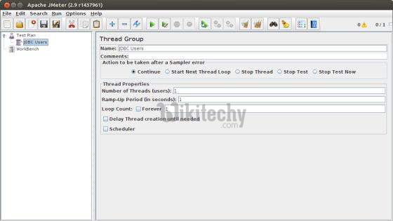  add threadgroup in database test plan